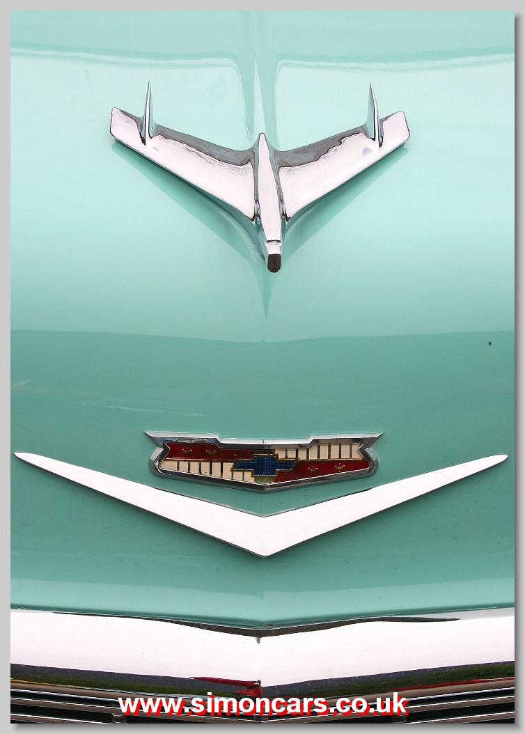 1955 Chevy Belair popular Chrome Hood Ornament